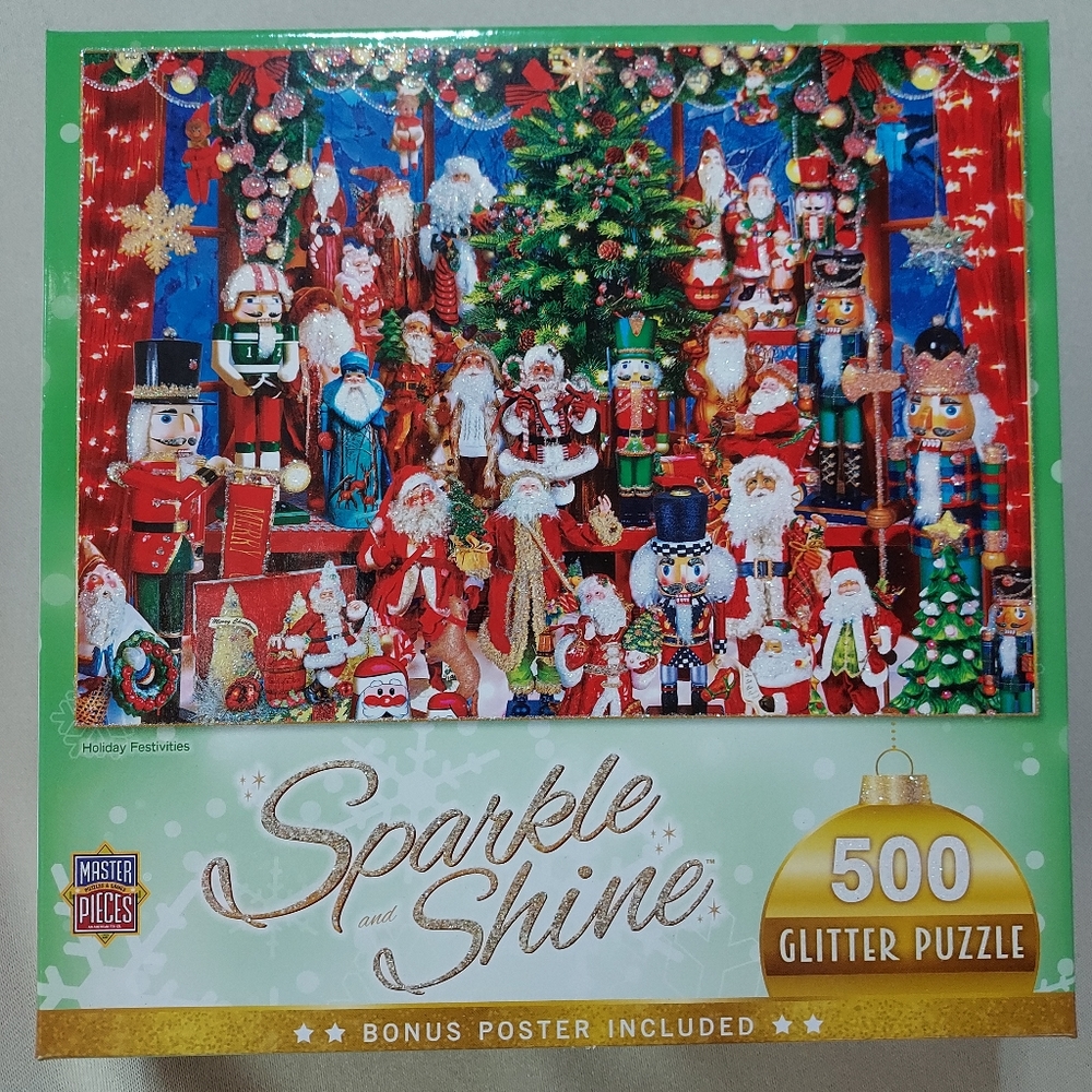 Christmas Glitter Puzzle 500 pieces